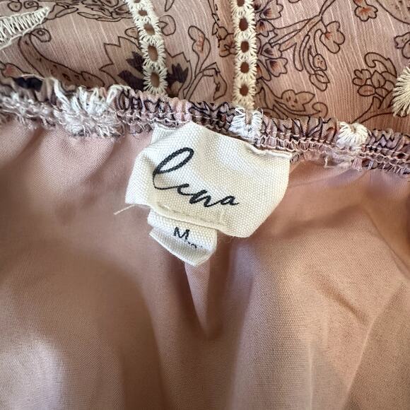 Lena from Kendry Collection Pink Floral Cutout Midi Dress - Picture 4 of 8